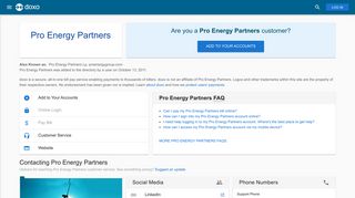 Pro Energy Partners: Login, Bill Pay, Customer Service and Care Sign-In