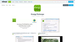 Energy Periscope on Vimeo