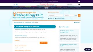 Cheap Energy Club: Register here, compare & save today
