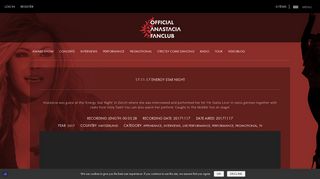 17-11-17 Energy Star Night - Official Anastacia Fanclub Official ...