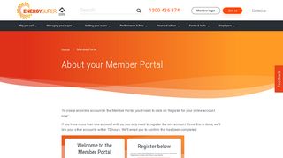 About your Member Portal - Energy Super