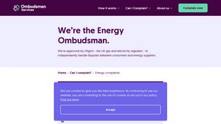 Energy Ombudsman: Here to help with gas & electricity complaints ...