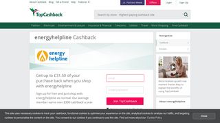 energyhelpline Discounts, Codes, Sales & Cashback - TopCashback