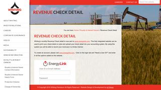 Revenue Check Detail - Whiting Petroleum Corporation
