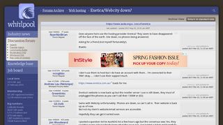 Enetica/Webcity down? - Web hosting - Whirlpool Forums