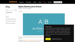 Alpha Barnes joins Enevo - Enevo