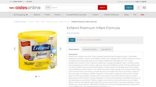 Enfamil Premium Infant Formula | Hy-Vee Aisles Online Grocery ...