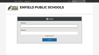 Login - Enfield Public Schools