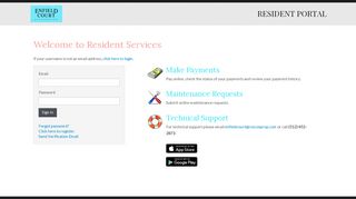 Login to Enfield Court Apartments Resident Services | Enfield Court ...