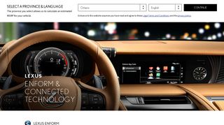 Enform & Connected Technology | Lexus Canada