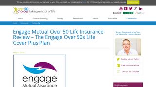 Engage Mutual Over 50 Life Insurance Review | Over50choices