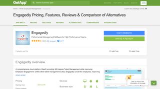 Engagedly Pricing, Features, Reviews & Comparison of Alternatives ...
