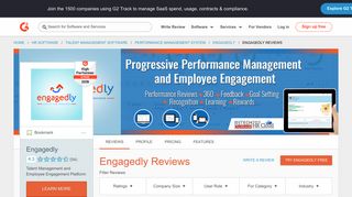 Engagedly Reviews 2018 | G2 Crowd
