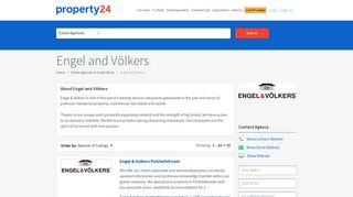 Agencies part of Engel and Völkers - Property24
