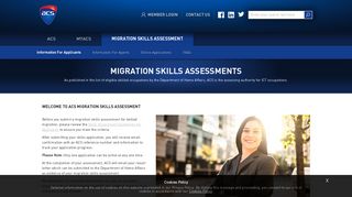Migration Skills: Individual Applicants | ACS