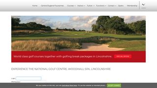 Member Login :: Welcome to the home of English Golf - Golf Breaks ...