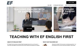 Teach English Abroad - EF English First Now Hiring