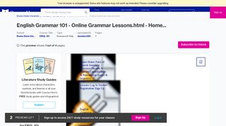 English Grammar 101 - Online Grammar Lessons.html - Home Home ...