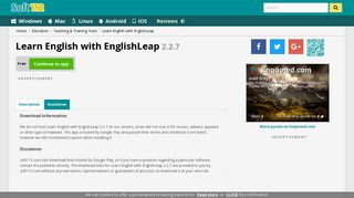Learn English with EnglishLeap - Download