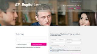 EF Englishtown learning centres - Provide English classes and activities