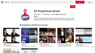 EF Englishtown Brasil (efenglishtownbr) on Pinterest