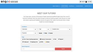 Our tutors | Engoo Online English