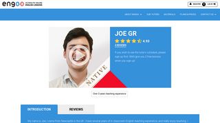 (Joe Gr) Tutor profile | Engoo Online English