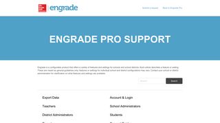 Engrade Pro Support
