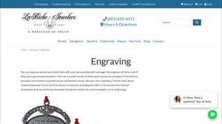 LaBiche Jewelers: Engraving