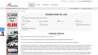 Enhance Auto Co., Ltd. - Japanese Car Trade