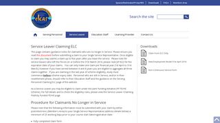 Claiming ELC - Enhanced Learning Credits