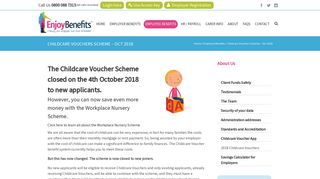 Childcare Vouchers in 2018 - Enjoy Benefits
