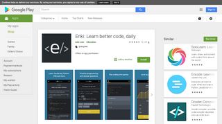 Enki: Learn better code, daily - Apps on Google Play