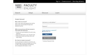 User account | FacultyEnlight
