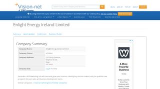 Enlight Energy Ireland Limited - Irish Company Info - Vision-Net