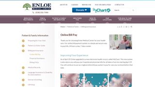 Online Bill Pay - Enloe Medical Center - Chico, CA