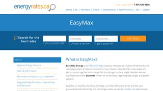 EasyMax Electricity Rates & Natural Gas Plans - Energyrates.ca