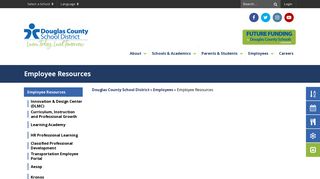 Employee Resources - Douglas County School District