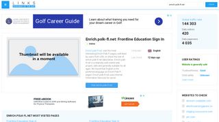 Visit Enrich.polk-fl.net - Frontline Education Sign In.