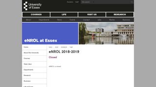 eNROL - University of Essex