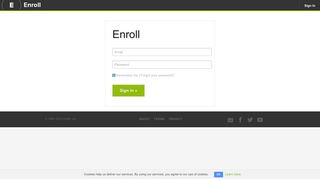 Sign In - Enroll | Improve the Web