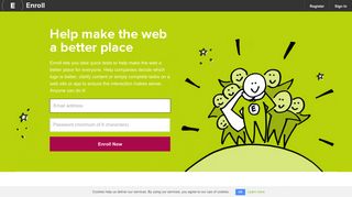 Enroll | Improve the Web