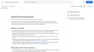 Enroll Chrome devices - Google Chrome Enterprise Help