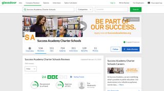 Success Academy Charter Schools Reviews | Glassdoor