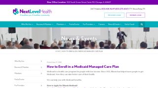 How to Enroll in a Medicaid Managed Care Plan – Next Level Health