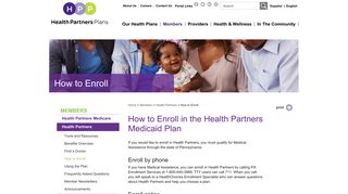 Medicaid Plan Enrollment in PA | Health Partners Plans