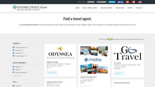 Find a Travel Agent | Ensemble Travel Group
