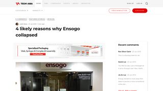 4 likely reasons why Ensogo collapsed - Tech in Asia