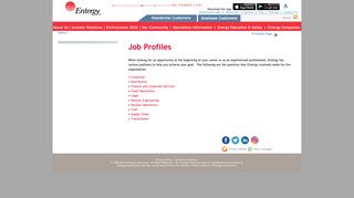 Entergy Careers - Job Profiles