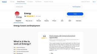 Entergy Careers and Employment | Indeed.com